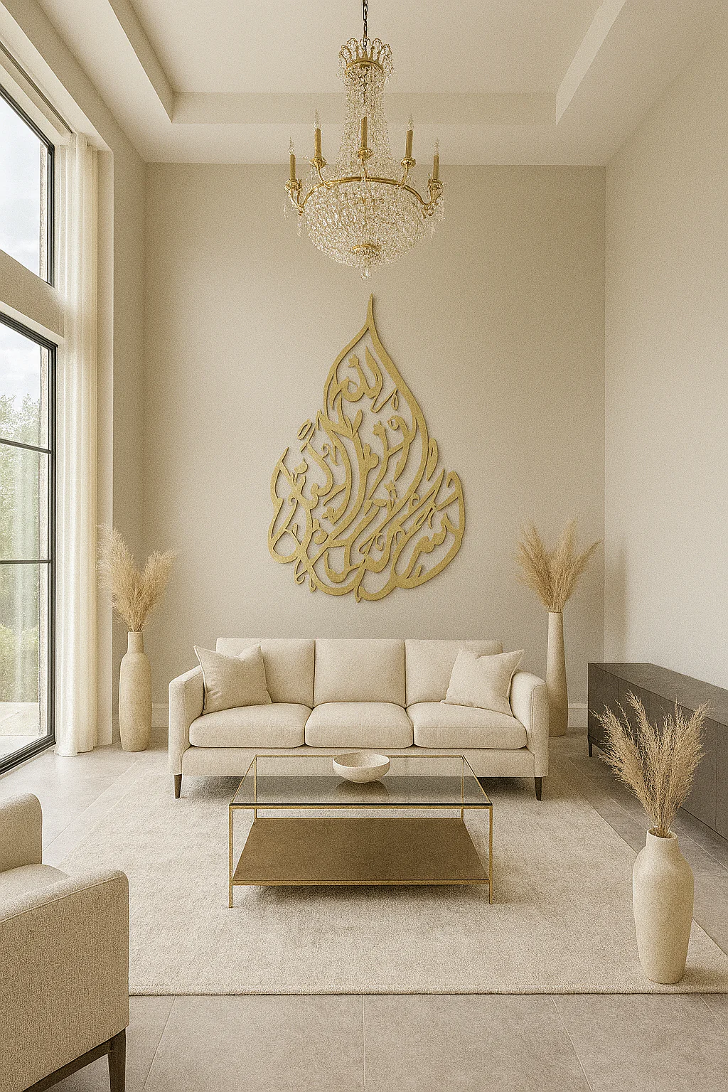 Hasbunallahu Wa Nimal Wakil Tear drop Islamic Art - Image 2